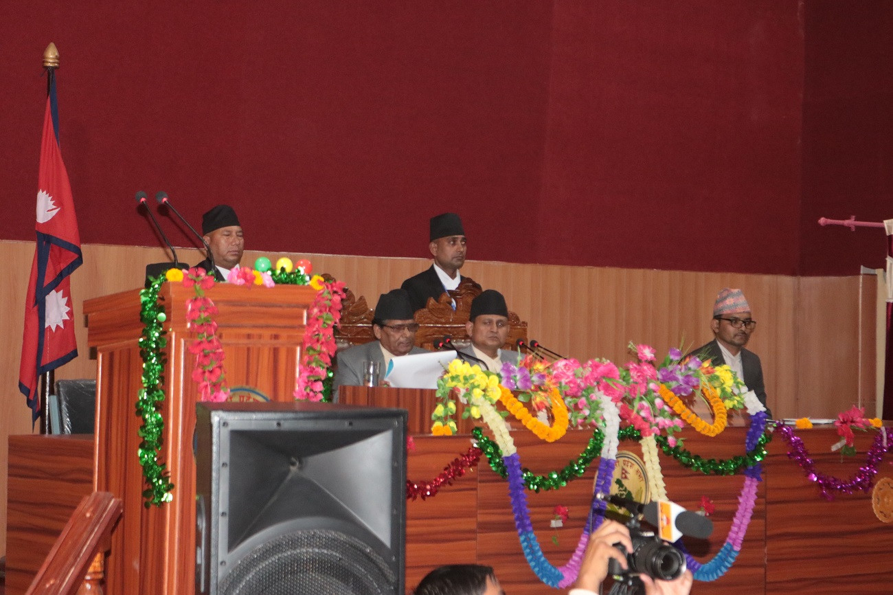 कर्णालीको नीति तथा कार्यक्रमः सुरूङमार्गदेखि श्रम स्कुलसम्म (पूर्णपाठ)