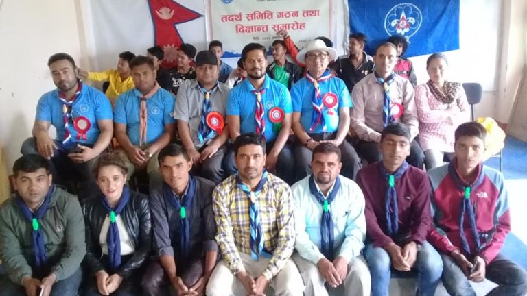 सन्तोषको संयोजकत्वमा शान्ति स्काउट दोलखा