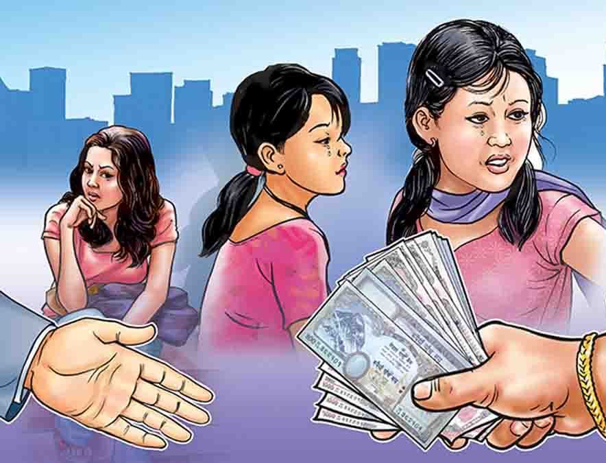 कुवेतमा विदेशी महिला बेच्ने गोदाम !