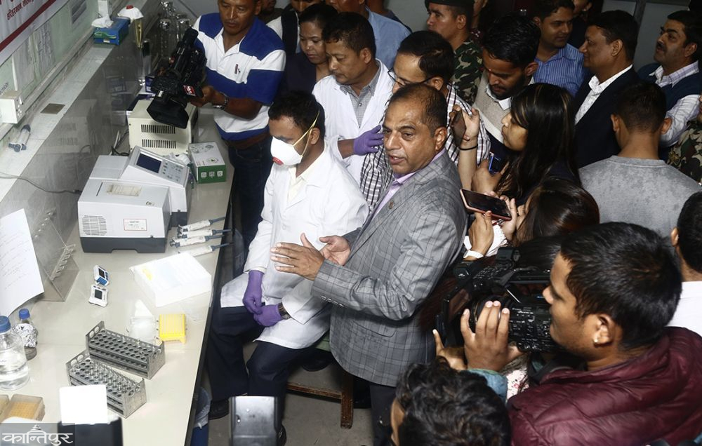 काभ्रेपलाञ्चोकको धुलिखेलमा विषादी प्रयोगशाला सञ्चालन