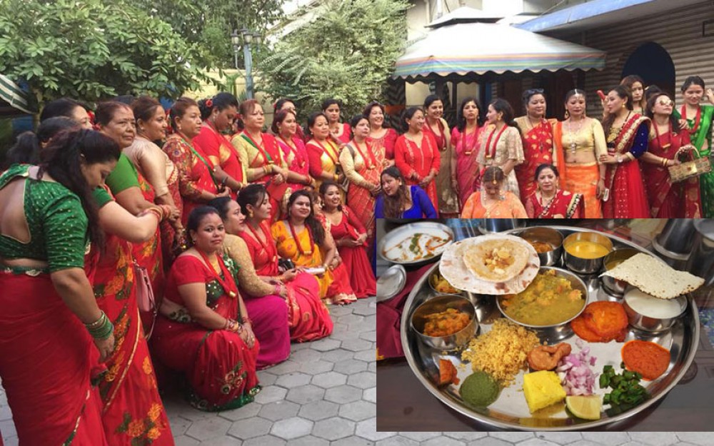 महिलाहरुको चाड तीज शुरु: आज दर खाने दिन