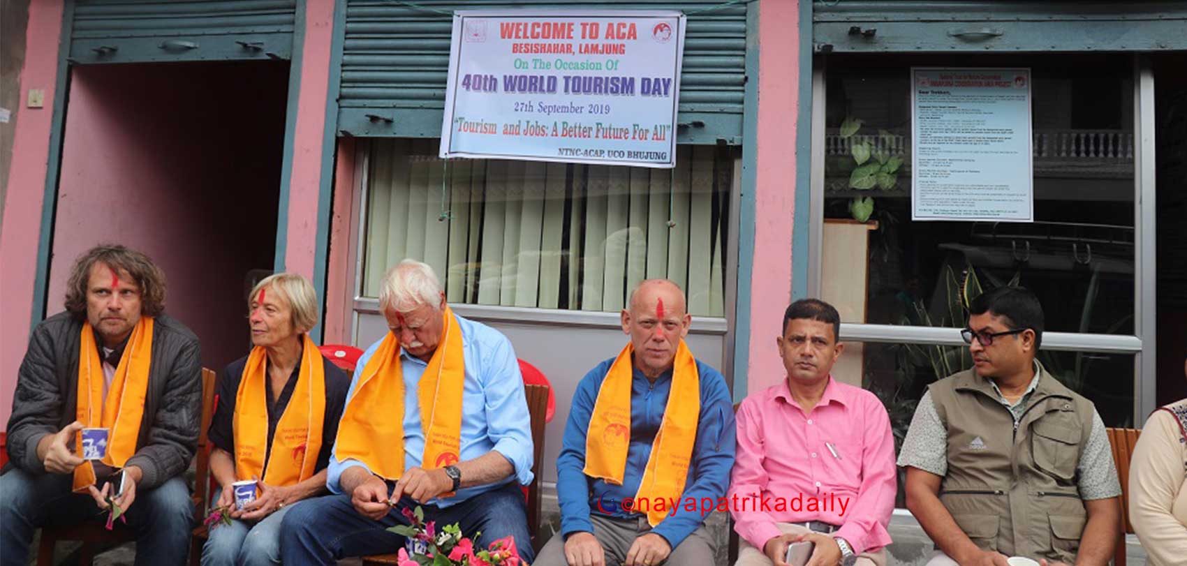 विश्व पर्यटन दिवस : लमजुङ र मनाङका पर्यटन व्यवसायीले गरे पर्यटकको स्वागत