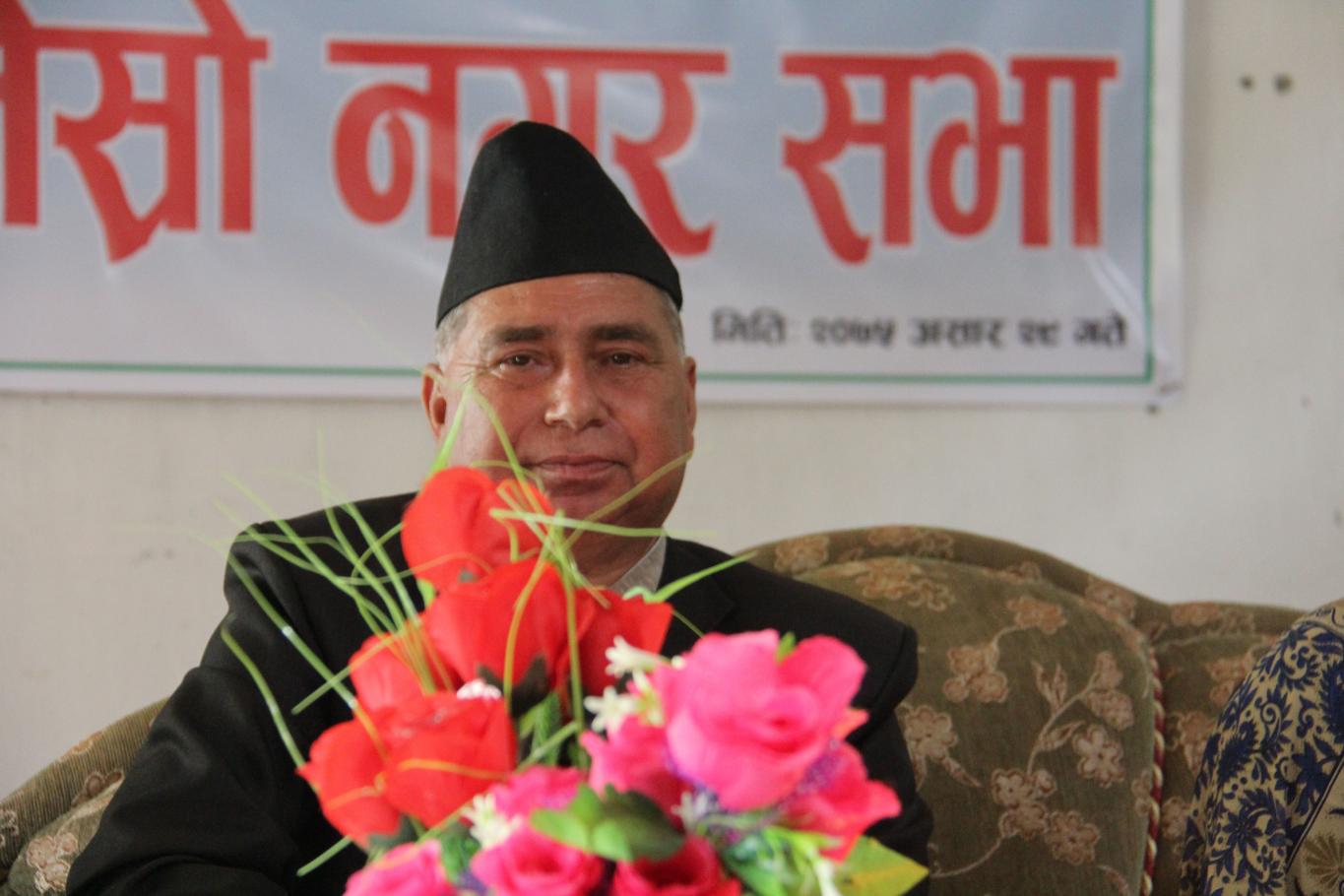 गलकोट नगरपालिका कोरोना महामारीको असरलाई कम गर्दै विकास निर्माणमा अघि बढ्छ : नगर प्रमुख शर्मा