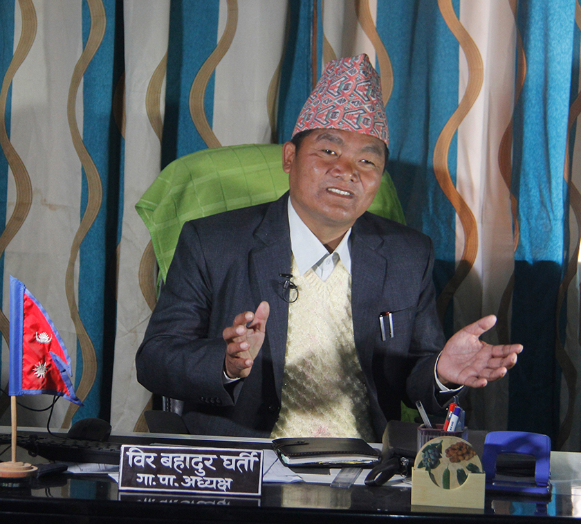 भौतिक पुर्बाधार विकासमा अगाडि छ, पाल्पाको थबाङ गाउँपालिका