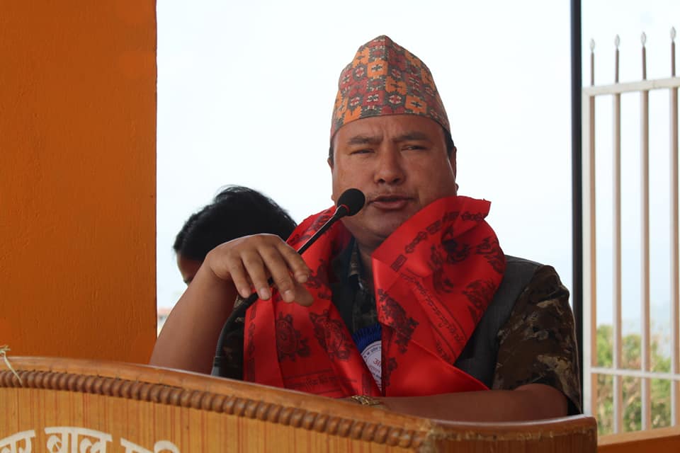 गुणस्तरीय शिक्षा जोड दिनुका साथै पालिकामा विकास निर्माण कार्य तिव्र छ नगर प्रमुख तामाङ