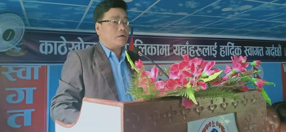 शिक्षित, सक्षम, समुन्नत काठेखोला गाउँपालिका बनाउन प्रयासरत छौं : अध्यक्ष थापा