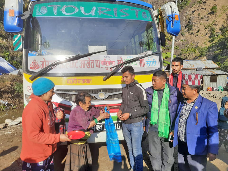 गोरखाको माछिखोलासम्म पुग्यो , स्थानीय द्धारा स्वागत