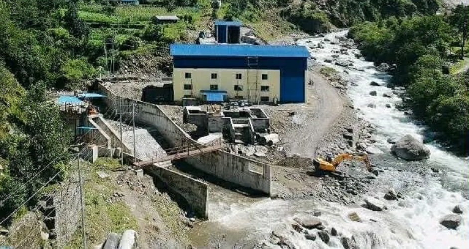 दोलखामा संचालित साँघु खोला जलविद्युतको परीक्षण उत्पादन सुरु